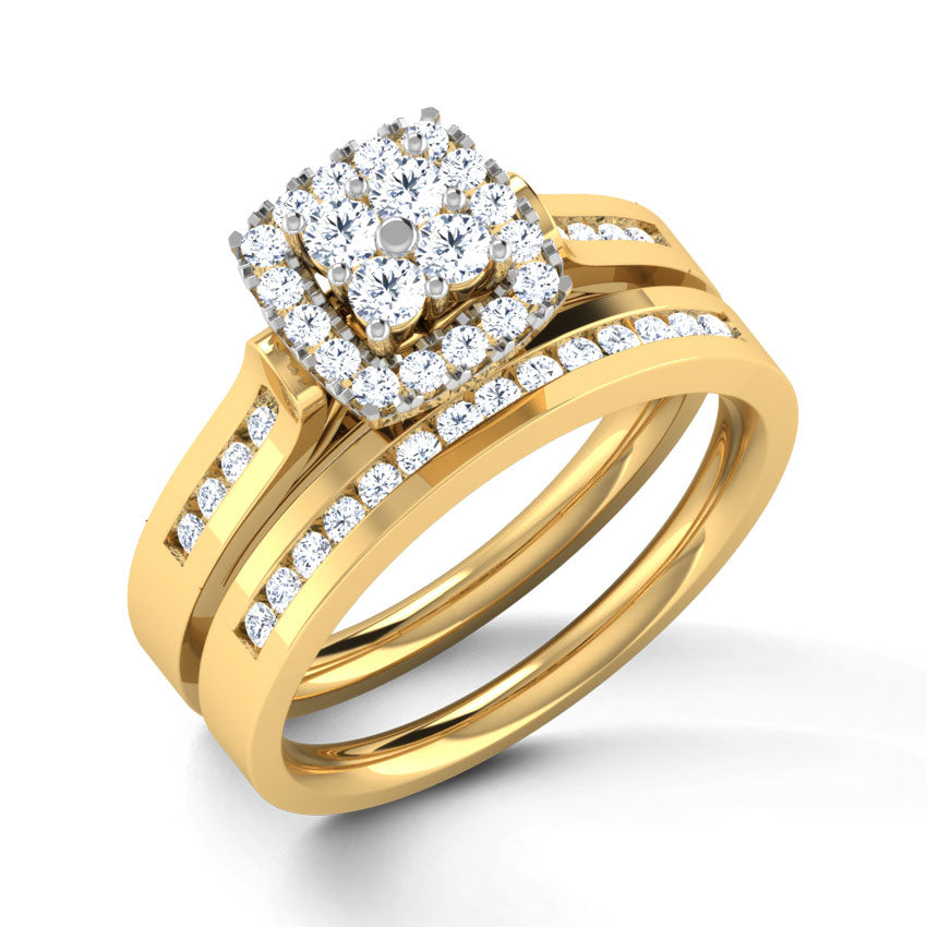 Dazzle Diamond Bridal Ring Set