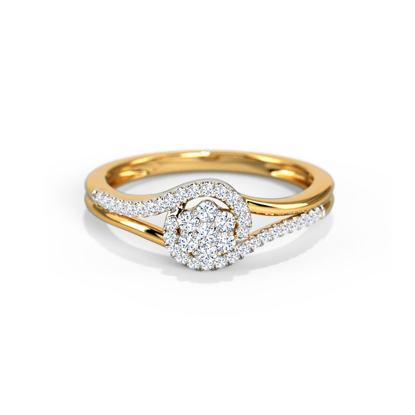 Elen Cluster Diamond Ring